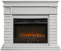 Electrolux EFP/ P-3020LS N с порталом Firelight Bricks 30 камень белый, белая эмаль