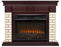 Electrolux EFP/ P-3020LS N с порталом Firelight Bricks 30 камень бежевый, шпон темный дуб