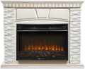 Electrolux EFP/ P-3020LS N с порталом Firelight Porto 30 камень белый, шпон беленый дуб