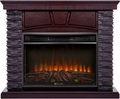 Electrolux EFP/ P-3020LS N с порталом Firelight Porto 30 камень черный, шпон венге