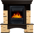 Electrolux EFP/ P-1020LS с порталом Firelight Pietra Nuovo Classic камень сланец натуральный, шпон темный дуб