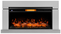 Royal Thermo Aurora RTFP/ P-AR40LS с порталом Firelight Lindos 40, светло-серый, р/ в