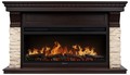 Electrolux EFP/ P-4220LS с порталом Firelight Michigan 42, камень молочный, шпон темный дуб