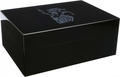 Gentili Fumatore Argento на 50 сигар, Черный лак SV50-Black-Smoker-Silver