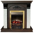 Real-Flame Corfino STD/ EUG/ 18 NT с очагами Fobos s Lux BL/ BR и Majestic s Lux BL/ BR