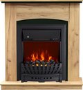 Royal Flame Barсelona дуб золотой с очагом Aspen Black