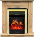 Royal Flame Barcelona дуб золотой с очагом Majestic FX Brass/Black