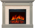 Royal Flame Cambridge Umbra Grey камень бежевый с очагом Jupiter FX New (умбра грей)
