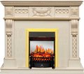 Royal Flame Corsica (cлоновая кость с патиной) c очагом Fobos FX Black/Brass