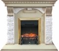 Royal Flame Dublin арочный сланец крем с очагом Fobos (Слоновая кость)