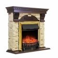 Royal Flame Dublin арочный сланец с очагом Fobos (Темный дуб)