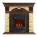 Royal Flame Dublin арочный сланец темный дуб с очагом Aspen Black