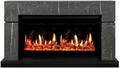 Royal Flame Lindos 42 SFT Stone Touch серый мрамор c очагом 5D V-ART 40