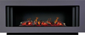 Royal Flame Line SFT Серый графит с черным с очагом Design L1000RF 3D PS/LOG