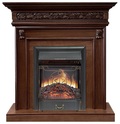Royal Flame Valletta Темный дуб с очагом Majestic FX Brass/ Black