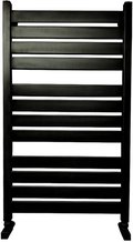 Ника ЛМ-7 100/ 50 RAL9005 черный матовый с вентилями