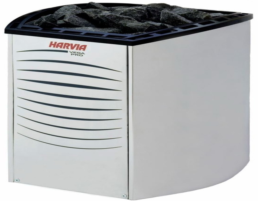 Электрическая печь 15 кВт HARVIA Vega Pro BC165 Steel без пульта электрическая печь 5 квт harvia harvia sound m45e steel без пульта