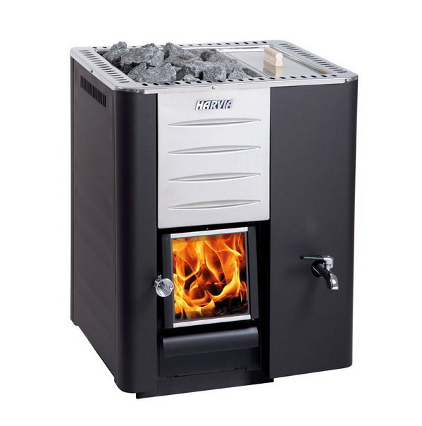 

Дровяная печь HARVIA, Черный;стальной, HARVIA 20 RS Pro WK200RS