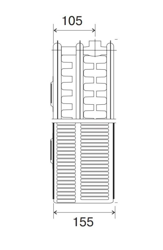 Стальной панельный радиатор Тип 33 Kermi FKO 33 500x400, цвет белый - фото 4