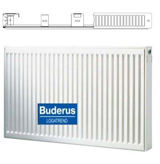Стальной панельный радиатор Тип 10 Buderus Радиатор K-Profil 10/600/400 (48) (C), цвет белый Buderus Радиатор K-Profil 10/600/400 (48) (C) - фото 1