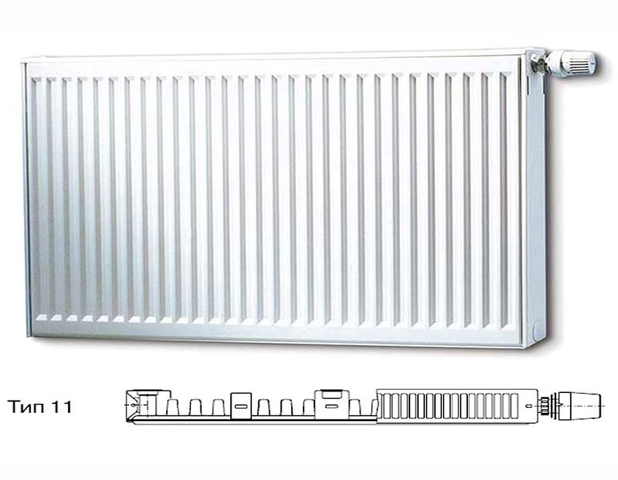 

Стальной панельный радиатор Тип 11 Buderus, Белый, Buderus Радиатор K-Profil 11/600/1800 (36) (C)