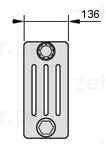 

Радиатор отопления Zehnder, Белый, Zehnder Charleston 4019/34 №1270 3/4" RAL 9016
