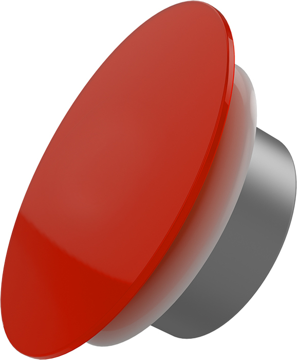 Приточно-вытяжной AIRGLASS 100 круг RAL2005, цвет красный - фото 1
