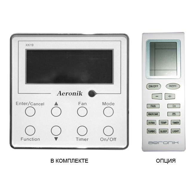 Кассетный фанкойл до 3.5 кВт Aeronik