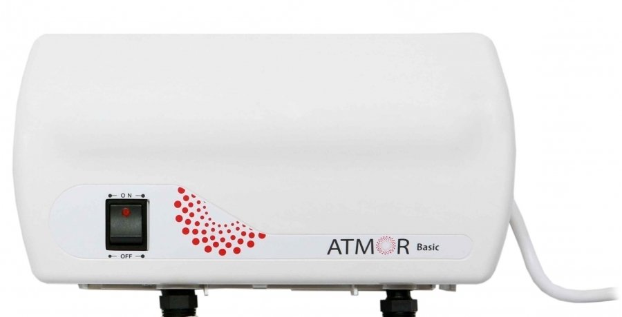 Электрический проточный водонагреватель 5 кВт Atmor Basic 5000 Кухня, размер 30х16х9 - фото 2