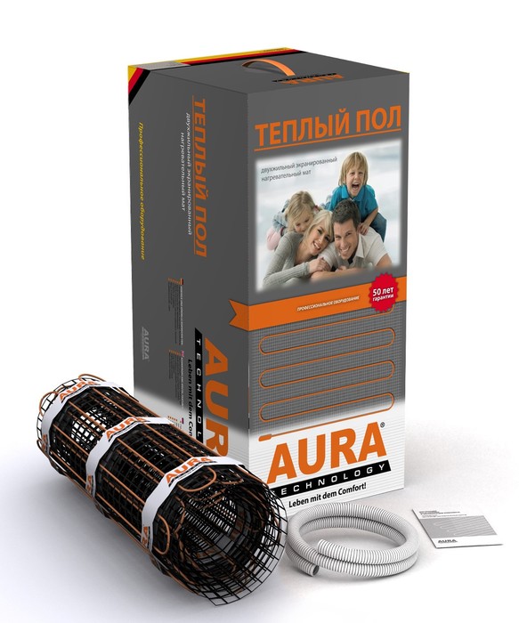 Нагревательный мат 12 м2 Aura Heating МТА 1800-12,00 теплый пол aura technology mta 1800 12 00 терморегулятор