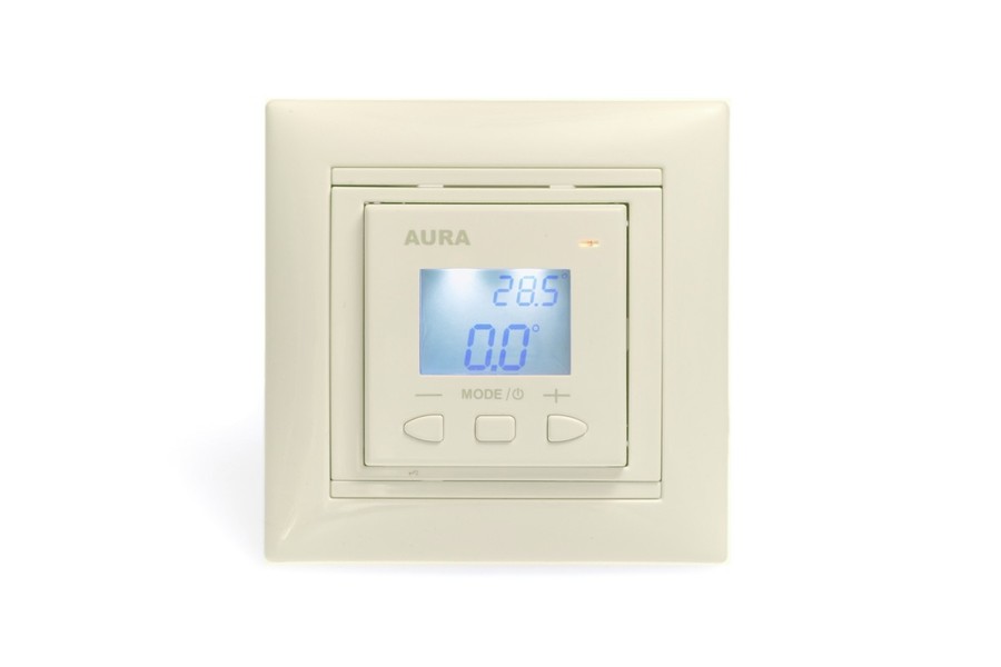 Терморегулятор для теплого пола Aura LTC 070 крем терморегулятор для теплого пола aura ltc 440 кремовый