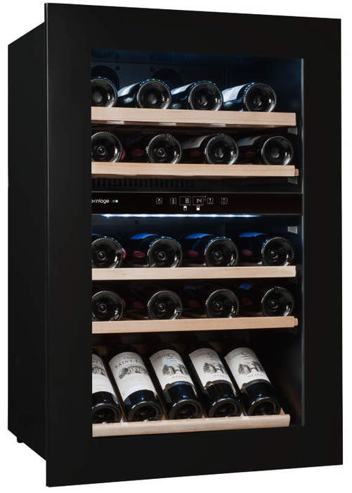 Встраиваемый винный шкаф 51-100 бутылок Avintage AVI48 PREMIUM, цвет черный