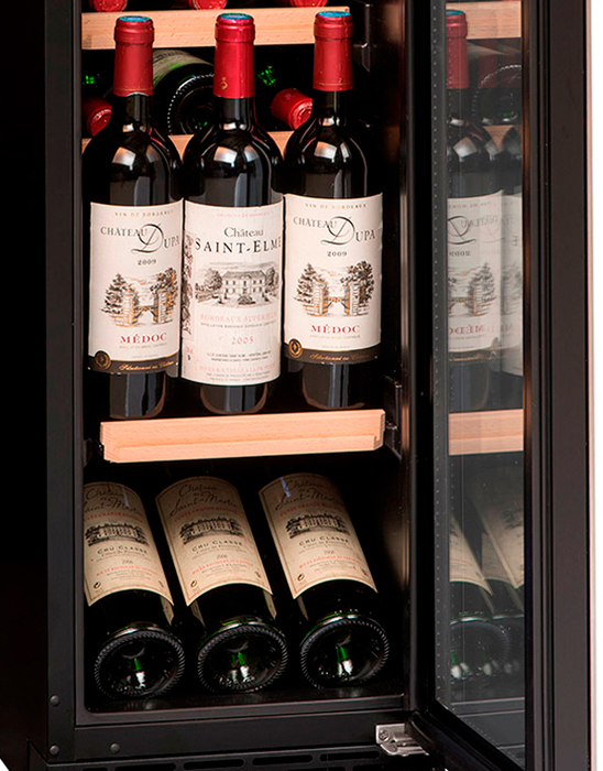 Встраиваемый винный шкаф 22-50 бутылок Avintage AVU25GMO, цвет черный - фото 2