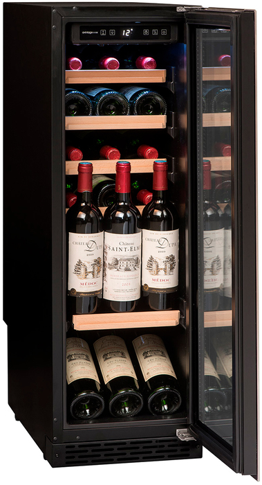 Встраиваемый винный шкаф 22-50 бутылок Avintage AVU25GMO, цвет черный - фото 3