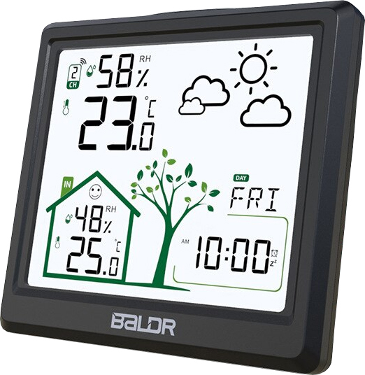 Цифровая метеостанция BALDR адвент календарь с окошками