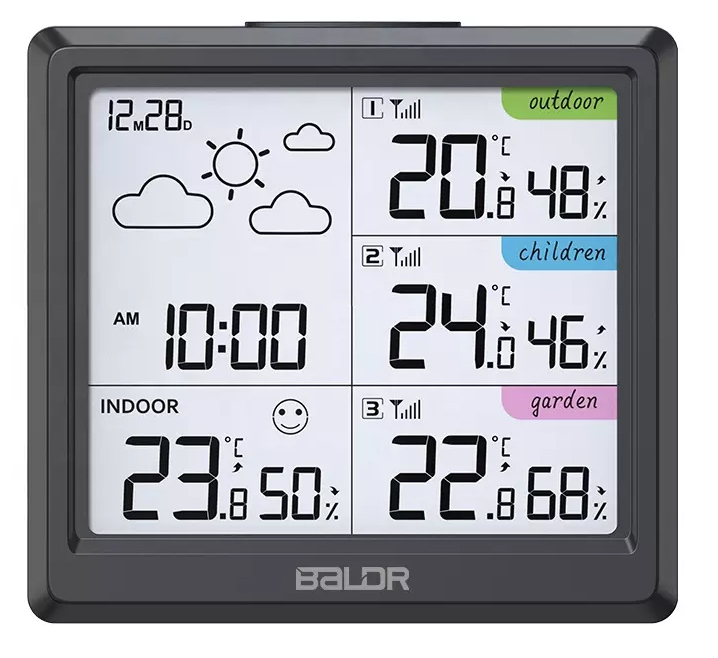 Цифровая метеостанция BALDR аналоговая метеостанция tfa
