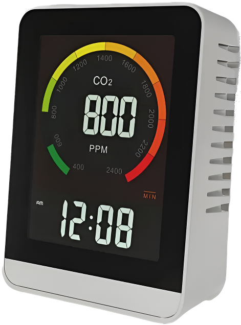 Проекционные часы BVItech BV-M94 CO2/TTH анализатор качества воздуха детектор углекислого газа co2 термометр гигрометр датчик со2