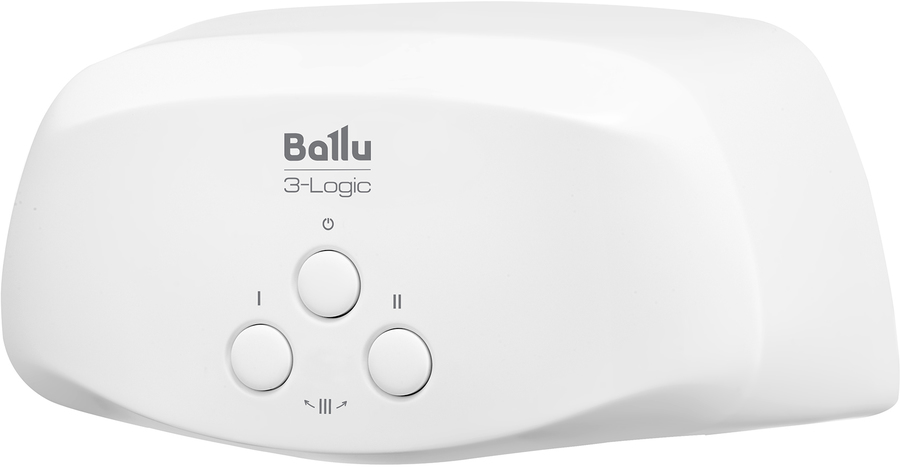 Электрический проточный водонагреватель 6 кВт Ballu 3-logic TS (6,5 kW) - кран+душ Ballu 3-logic TS (6,5 kW) - кран+душ - фото 3