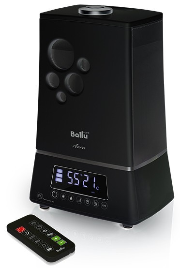 Ультразвуковой увлажнитель воздуха Ballu UHB-1500 Aura, цвет черный