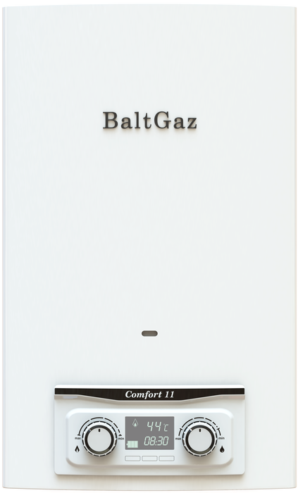Газовый проточный водонагреватель BaltGaz Comfort 11 New газовый водонагреватель baltgaz 11 turbo e
