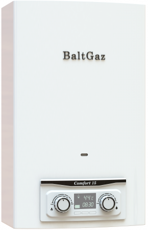 Газовый проточный водонагреватель BaltGaz Comfort 15 New водогазовый узел haier 0530028636