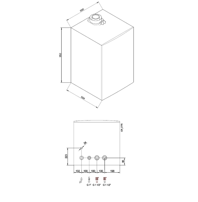 Настенный газовый котел Baxi