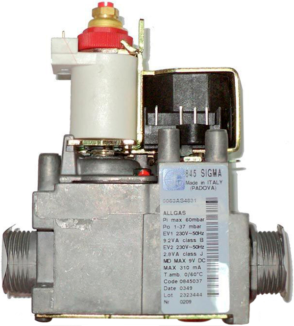 газовый клапан baxi клапан газовый erco 7808640 Газовый клапан Baxi клапан газовый SIT