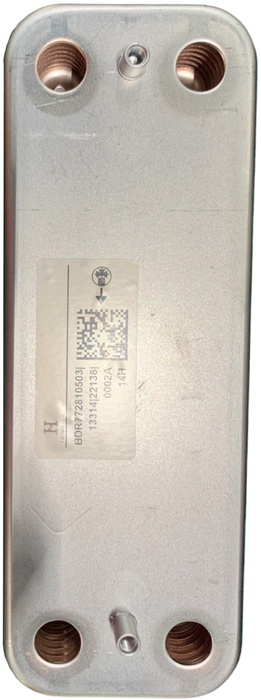 Теплообменник Baxi Теплообменник ГВС пластинчатый вторичный на 10 пластин (7796351) цена и фото
