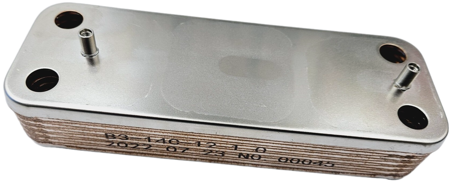Теплообменник Baxi Теплообменник ГВС пластинчатый вторичный на 12 пластин (5686670) цена и фото