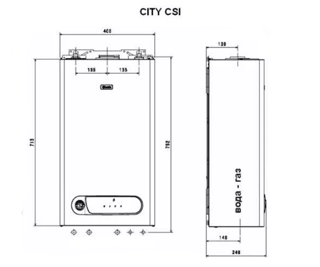 Настенный газовый котел Beretta City 24 CSI - фото 3