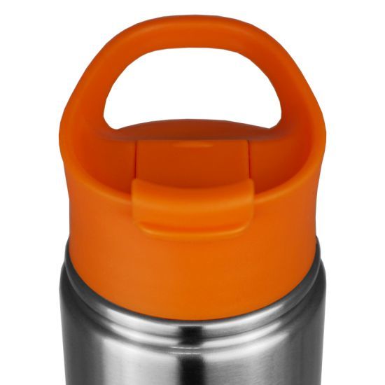 Термос Biostal Спорт (1 литр) стальной/оранжевый, цвет сталь глянцевая Biostal Спорт (1 литр) стальной/оранжевый - фото 4