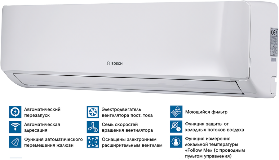 Настенная VRF система 4-4,9 кВт Bosch