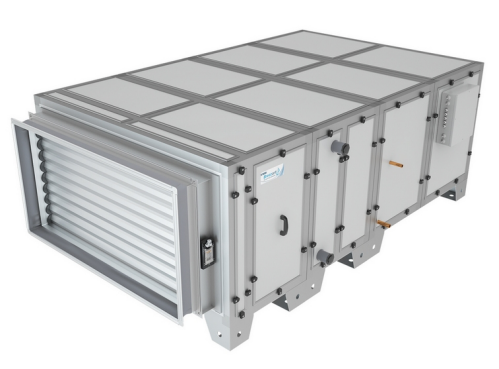 Приточная вентиляционная установка Breezart 20000 Aqua F AC приточная установка salda vega 1100 e 1300 м³ в час суперкомпактная с интегрированной автоматикой пульт управления опция