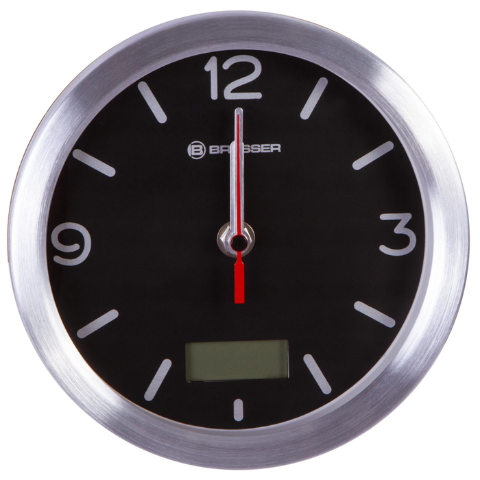 Проекционные часы Bresser MyTime Bath RC водонепроницаемые (черные)